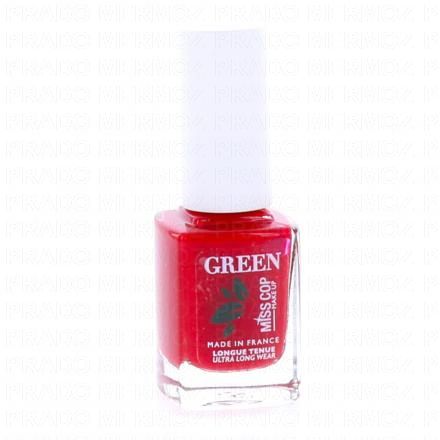MISS COP Vernis Green Bio sourc&eacute; (rouge profond)