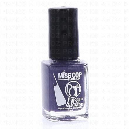 MISS COP Vernis Nails Pop Violet nuit (granit)