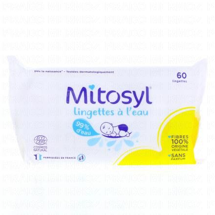 Lingettes à l'eau 1 paquet de 60 lingettes 3