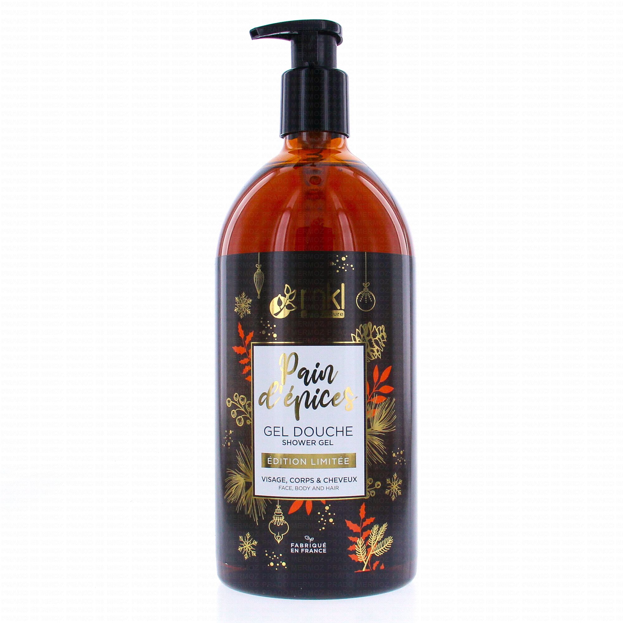 MKL Gel Douche pain d'épices 1L Parapharmacie Prado Mermoz