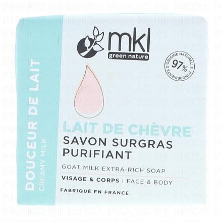 MKL Savon lait de Chèvre Bio Douceur de Lait 100g