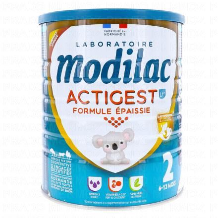 MODILAC Actigest formule épaissie Lf+ 2ème age 6-12mois 800g