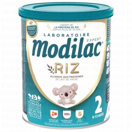 MODILAC Expert Riz Lait de suite 2ème âge 800g