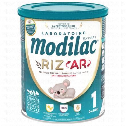 MODILAC Expert Riz AR 1er âge 0-6 mois pot 800g