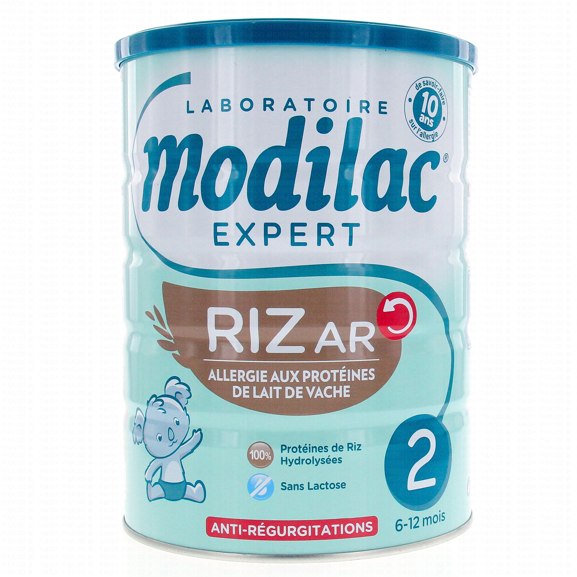 NOVALAC Riz - 0 à 36 mois - Alternative végétale - Sans lactose - Pot 800g