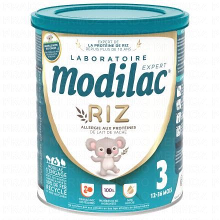 MODILAC Lait infantile Riz 3ème âge 12-36 mois