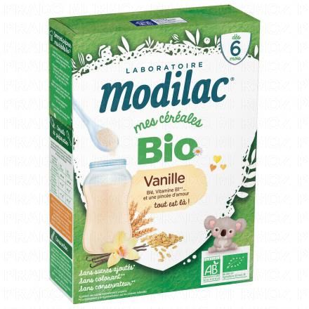 MODILAC Mes céréales Bio vanille dès 6 mois