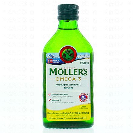 MÖLLER'S Omega-3 Citron 250ml