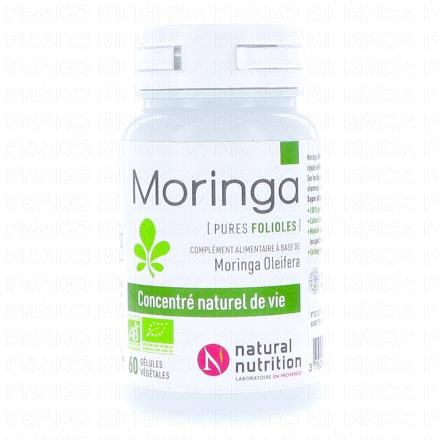 MORINGA OLEIFERA BIO Concentré naturel de vie boîte de 60 gélules