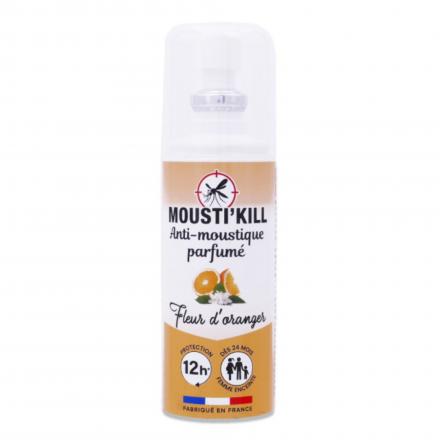 MOUSTI'KILL Spray anti-moustiques parfum&eacute; senteur fleur d'oranger 100ml