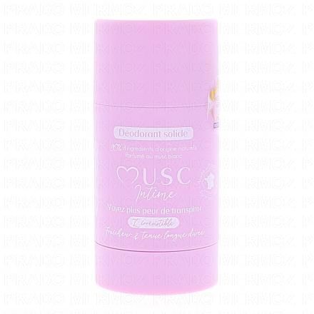 MUSC INTIME L'irrésistible - Déodorant Solide musc blanc 50g