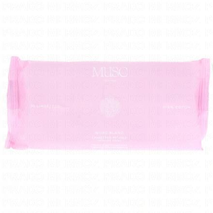 MUSC INTIME L'irrésistible - Lingettes intimes musc blanc (paquet de 30 lingettes)