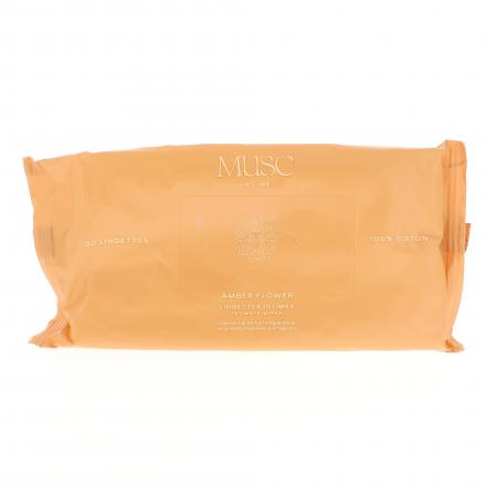MUSC INTIME La Précieuse - Lingettes intimes amber flower x30