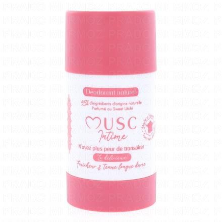 MUSC INTIME La délicieuse - Déodorant naturel sweet litchi 50g