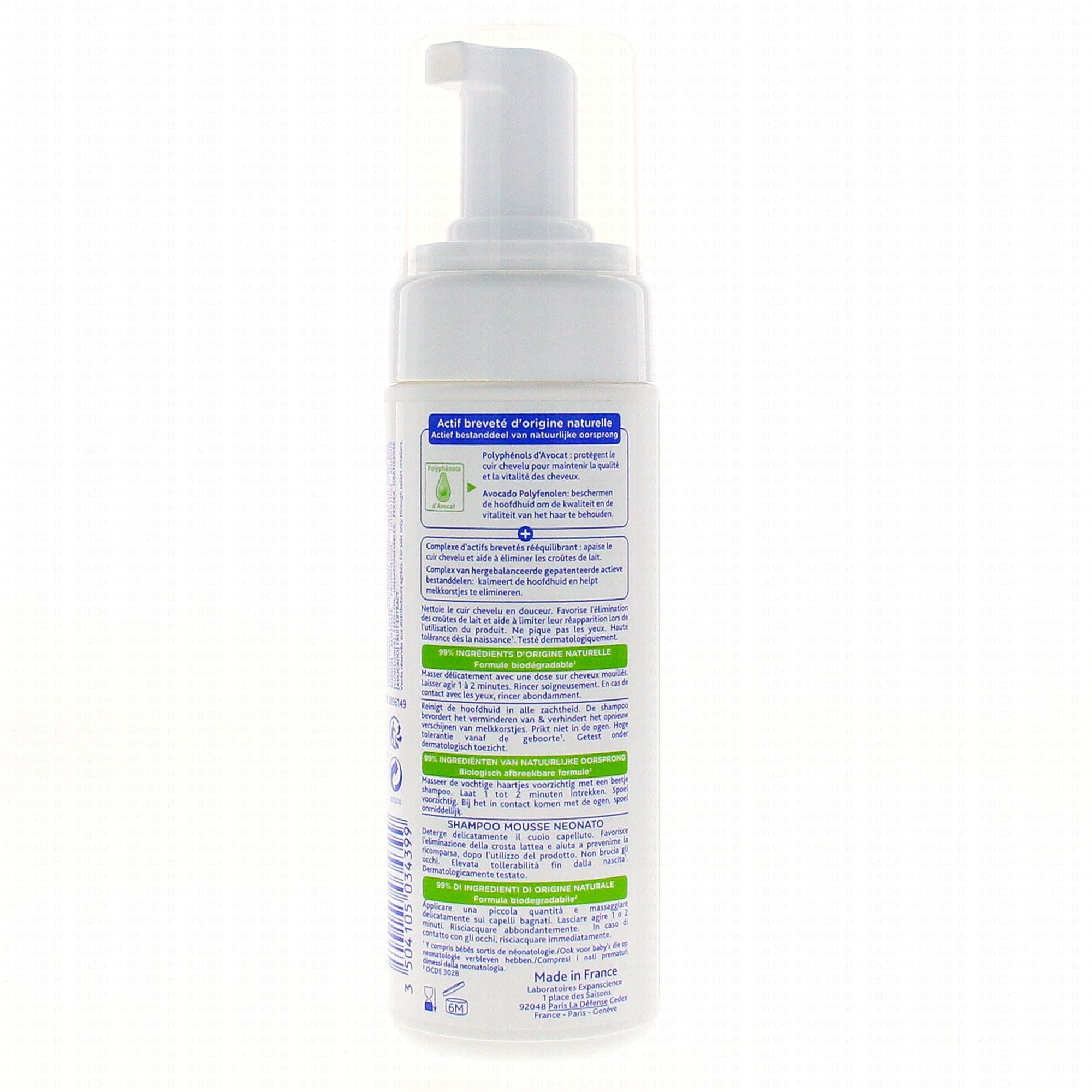 MUSTELA SHAMP MOUSSE NOURI CROUTE 150ML, Parapharmacie Plus