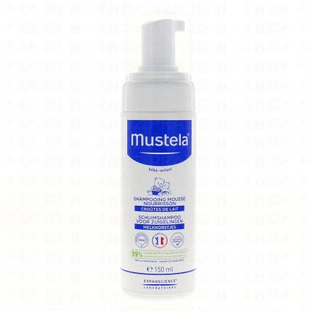 MUSTELA Bébé shampooing mousse "croûtes de lait" nourrisson flacon 150ml