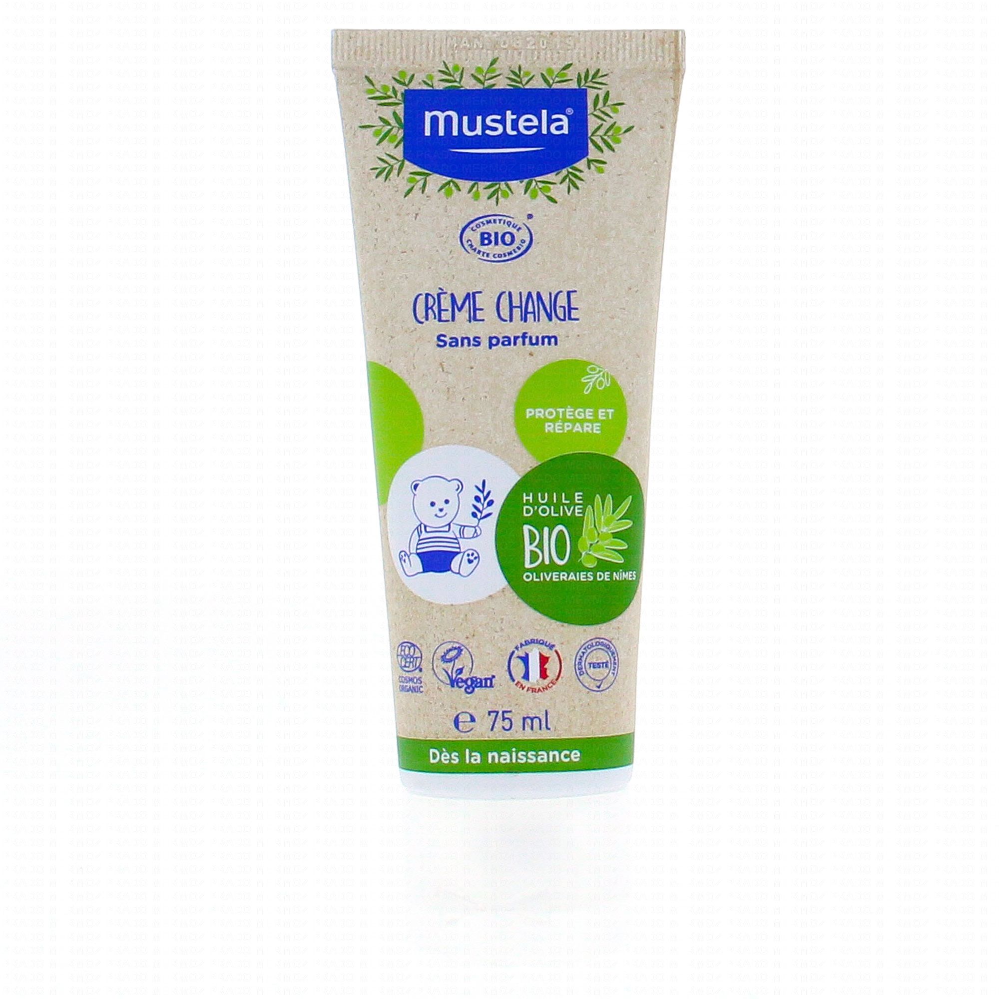 MUSTELA Crème change bio sans parfum tube 75ml - Parapharmacie Prado Mermoz