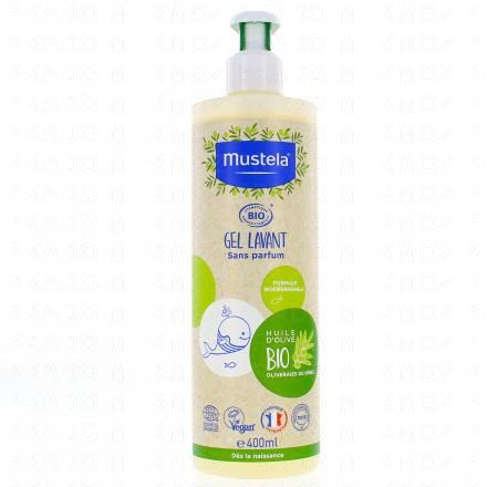 MUSTELA Gel lavant sans parfum bio (flacon pompe 400ml)