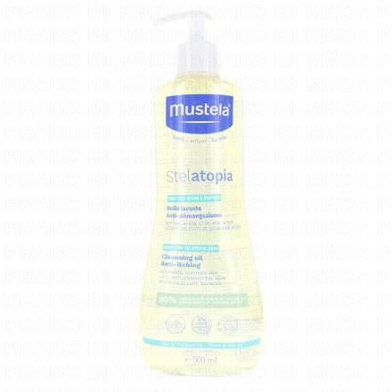 ''Peau à tendance atopique'' Stelatopia Huile lavante flacon 500ml 2