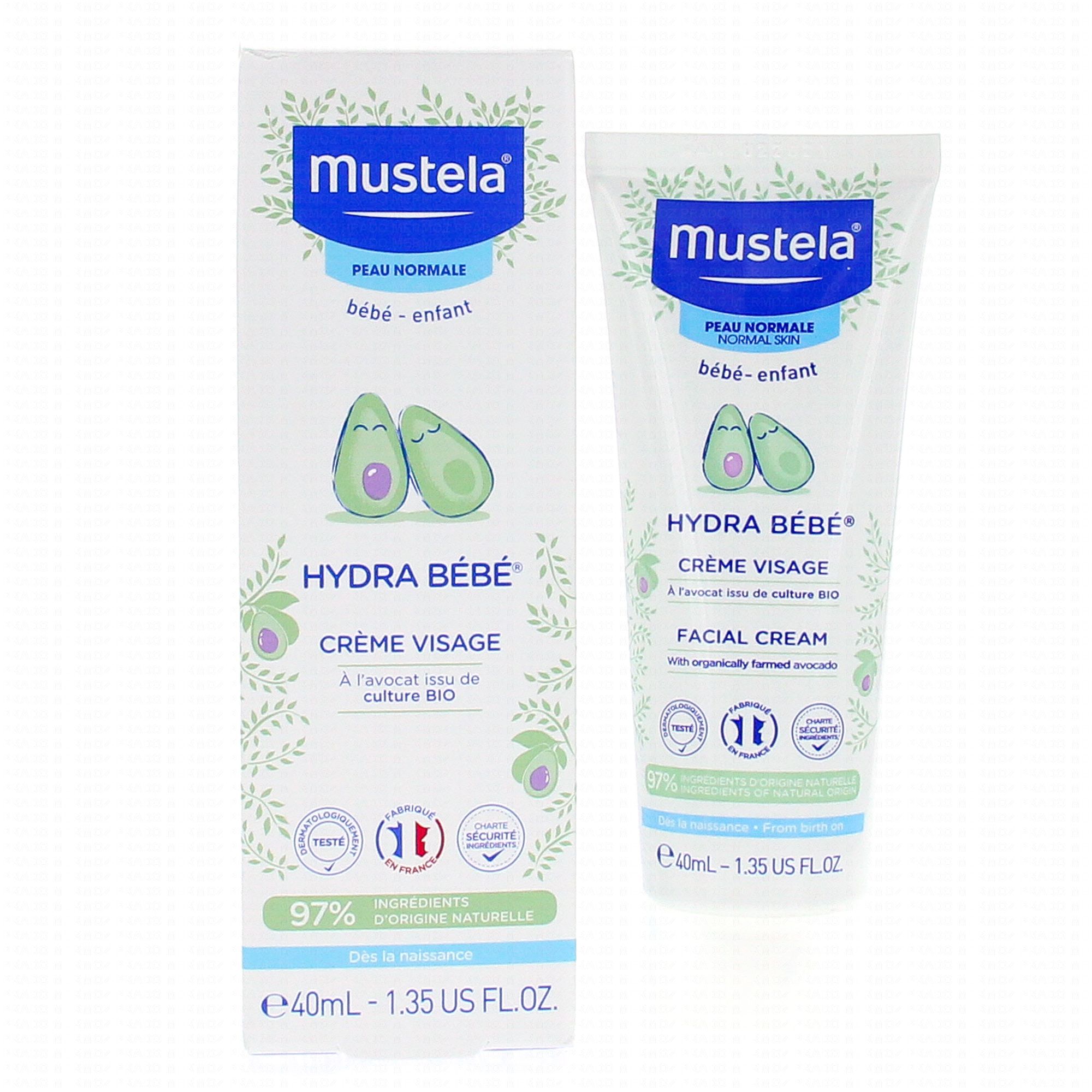 Mustela Peau Normale Bebe Hydra Bebe Creme Visage Tube 40ml Parapharmacie En Ligne Prado Mermoz