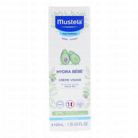 MUSTELA "Peau normale" Bébé hydra bébé crème visage tube 40ml