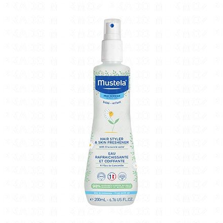 MUSTELA Peau normale" Eau rafraîchissante et coiffante flacon vaporisateur 200 ml"