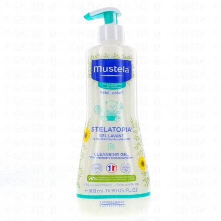 MUSTELA Stelatopia gel lavant bio dès la naissance flacon pompe 500ml