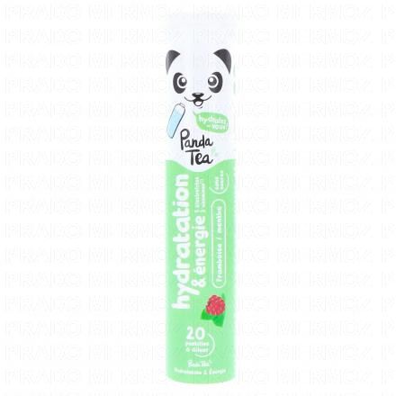 PANDA TEA Pastilles Hydratation & Énergie x20 (framboise/menthe)