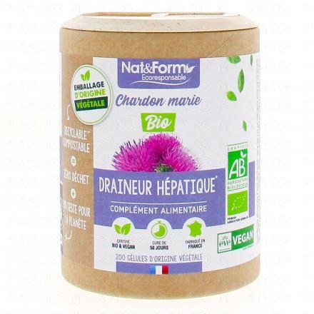 NAT & FORM Ecoresponsable - Chardon Marie bio 200 gélules