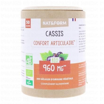 NAT & FORM Ecoresponsable - Cassis Bio 200 gélules