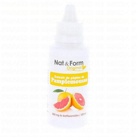 NAT & FORM Extrait de pépins de pamplemousse bio flacon-pipette 50ml