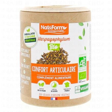 NAT & FORM Ecoresponsable - Harpagophytum Bio 200 gélules