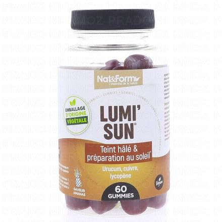 NAT & FORM Lumi'Sun Teint Halé x60 Gommes