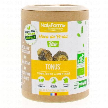 NAT & FORM Ecoresponsable - Maca Bio 200 gélules