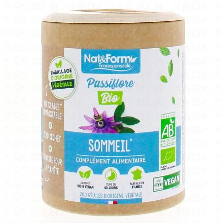 NAT & FORM Ecoresponsable - Passiflore Bio 200 gélules