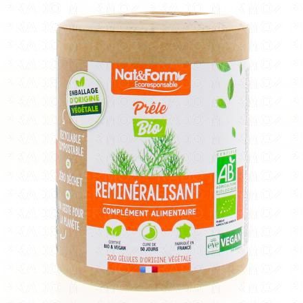 NAT & FORM Ecoresponsable - Prêle Bio 200 gélules