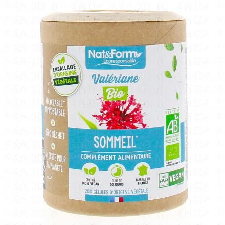 NAT & FORM Ecoresponsable - Valériane bio 200 gélules