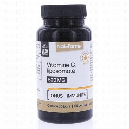 NAT & FORM Vitamines et minéraux - Vitamine C Liposomale 60 gélules