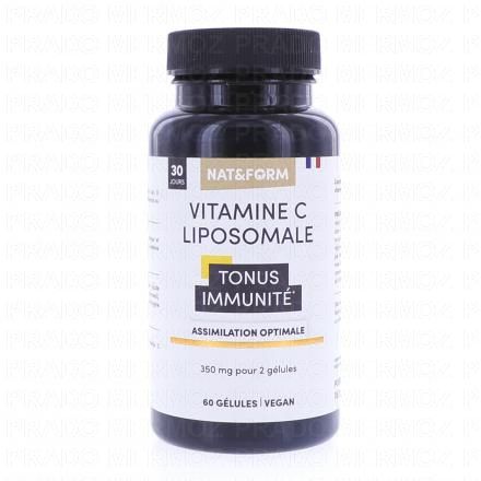 NAT & FORM Vitamines et minéraux - Vitamine C Liposomale 60 gélules