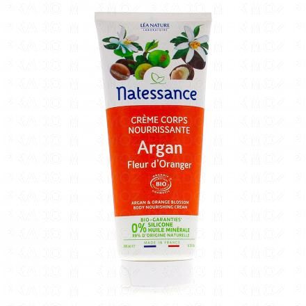 NATESSANCE Crème corps nourrissante argan bio 200ml