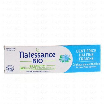 Dentifrice haleine fraiche bio 75ml 3