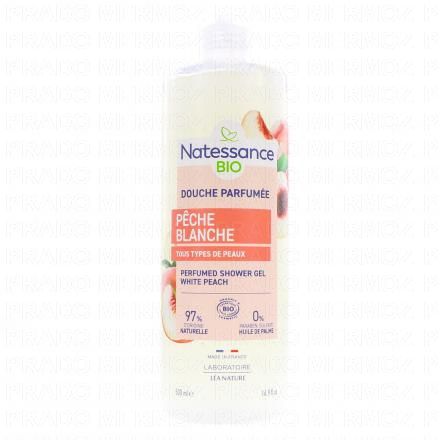 NATESSANCE Douche parfumée pêche blanche bio 500ml