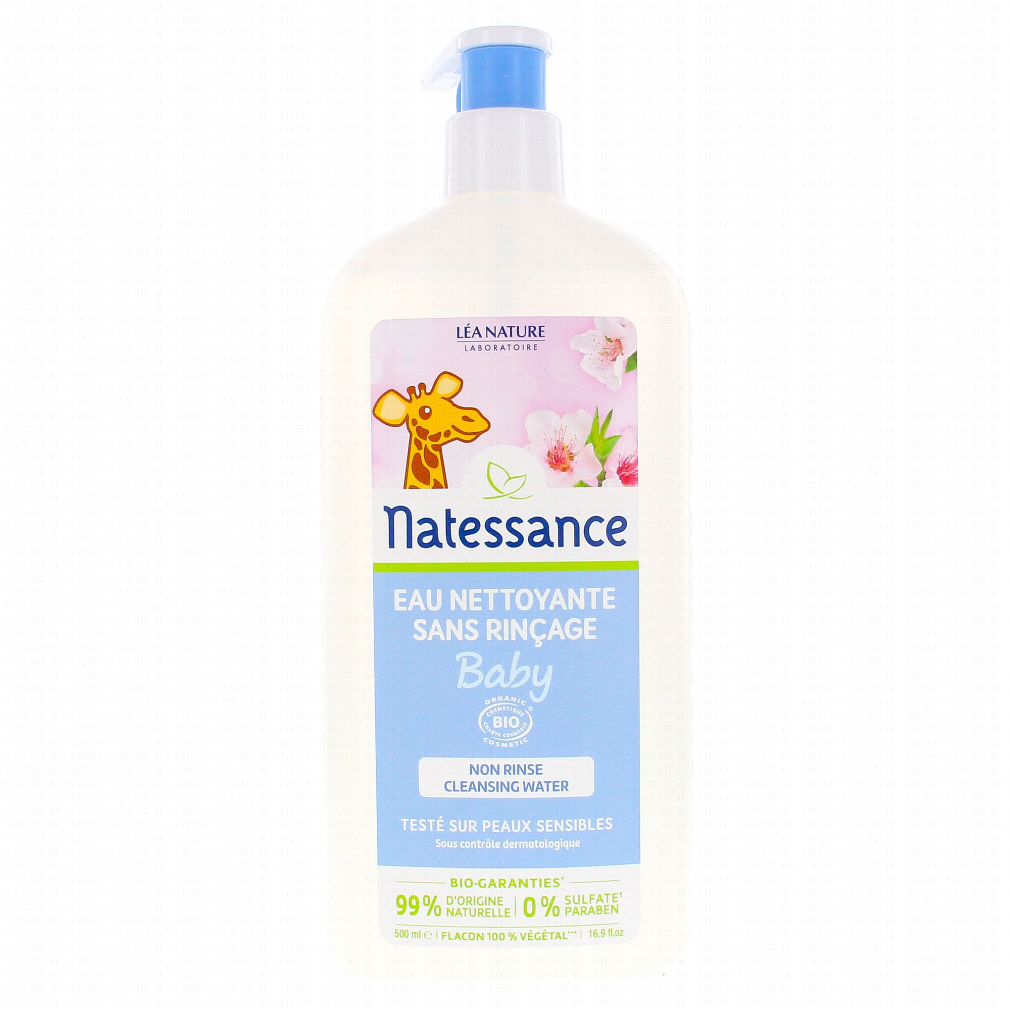 Eau nettoyante pour bébé Natessance - Visage et Corps