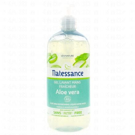 NATESSANCE Gel Lavant mains fraîcheur aloe vera Bio flacon 500ml