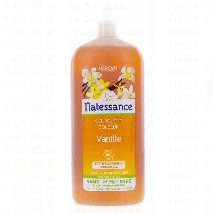 NATESSANCE Gel douche Vanille bio flacon 1L