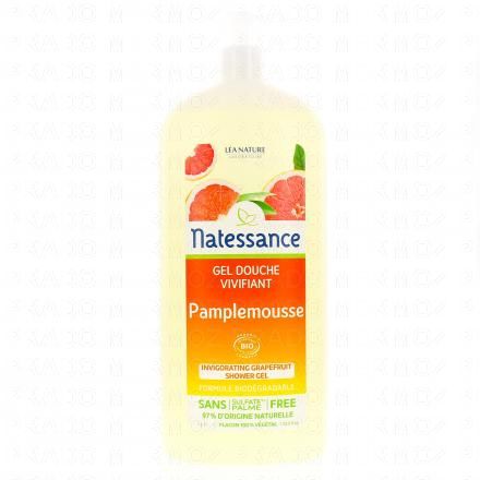 NATESSANCE Gel douche Vivifiant au Pamplemousse 1L