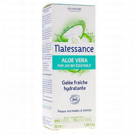 NATESSANCE Gelée fraîche hydratante Aloé Vera bio 50ml