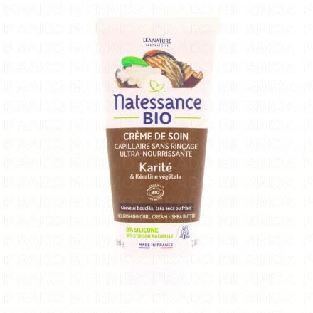 NATESSANCE Karité Crème de soin capillaire bio 100ml