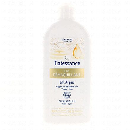 NATESSANCE Lift'Argan Lait démaquillant bio 400ml