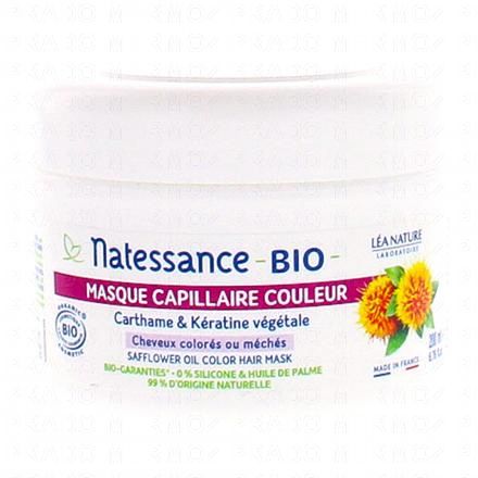 NATESSANCE Masque capillaire couleur bio 200 ml